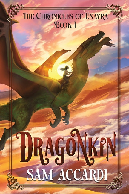 Paperback of Dragonkin by Samuel Avery Accardi featuring fantasy-themed cover art.