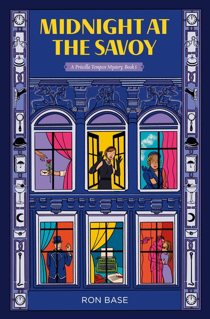 Paperback of Midnight at the Savoy: A Priscilla Tempest Mystery by Douglas & McIntyre, featuring a cover image with dark and elegant design.