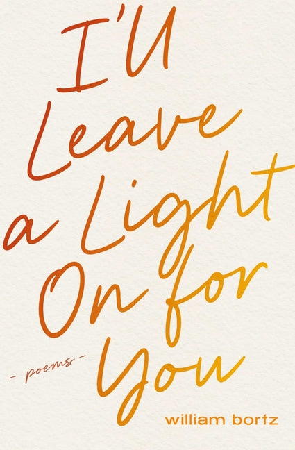 Paperback poetry book titled "I'll Leave a Light on for You" by Central Avenue Poetry, featuring a colorful cover design.