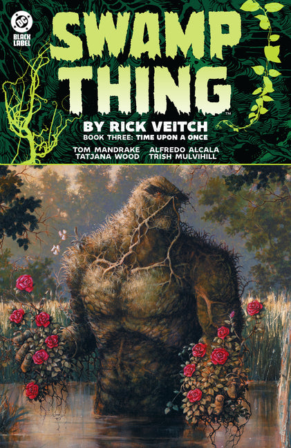 Paperback of Swamp Thing by Rick Veitch Book Three: Time Upon a Once, published by DC Comics, featuring cover art with swamp and creature imagery.