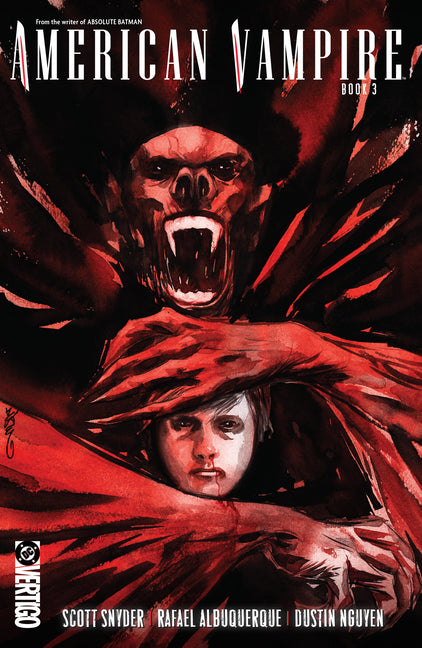 Paperback American Vampire Book Three by DC Vertigo featuring dark, illustrated cover artwork with vampire-themed imagery.