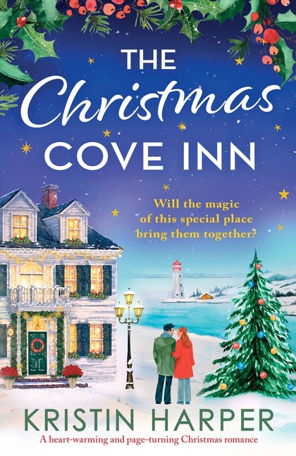 Paperback of The Christmas Cove Inn Christmas romance novel by Bookouture, featuring festive holiday-themed cover art.