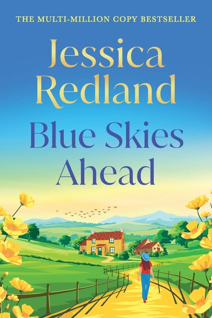 Paperback book titled Blue Skies Ahead by Boldwood Books Ltd featuring a vibrant cover with blue skies and clouds.