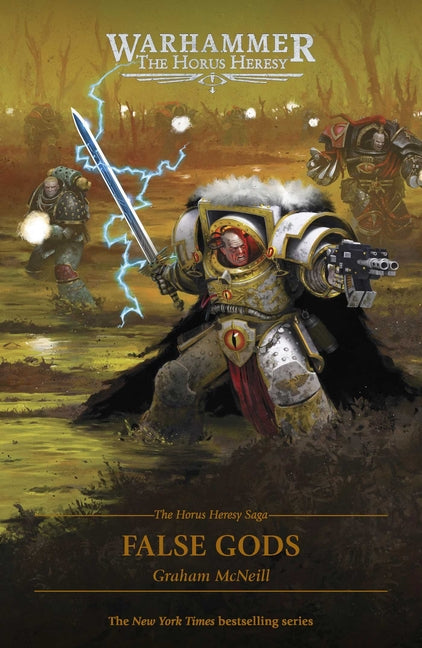 Paperback of False Gods by Games Workshop, featuring cover art related to the fantasy game book.