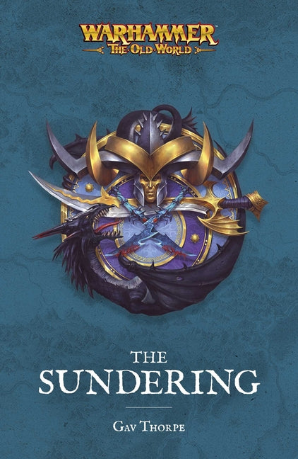 Paperback of The Sundering by Games Workshop, showing the book cover with fantasy artwork and title text.