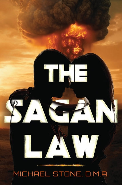Paperback copy of "The Sagan Law" by Vanguard Press, showing the book cover with title and author details.