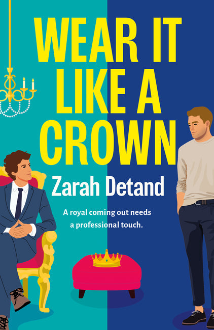 Paperback copy of "Wear It Like a Crown: A Royal MM Romance" by Storm Publishing, featuring the book cover design.