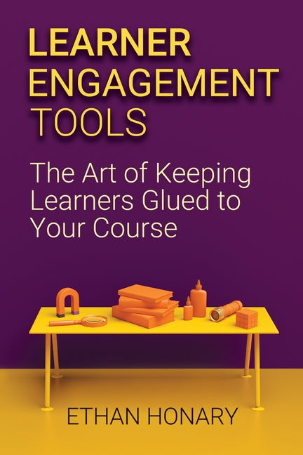 Paperback book titled "Learner Engagement Tools" by Skills Converged Publishing, featuring a cover with colorful design and educational graphics.
