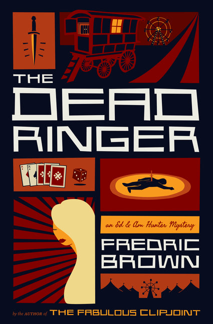 Paperback copy of The Dead Ringer by Ed & Am Hunter, a mystery novel published by Top Five Books, showing the front cover.