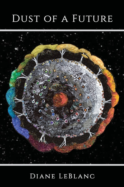 Paperback copy of "Dust of a Future" by Terrapin Books, featuring the book cover with abstract art and title text.