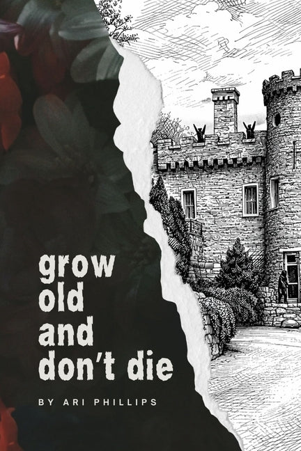 Paperback titled "Grow Old and Don't Die" by Rand-Smith LLC, featuring a colorful cover with abstract artwork.