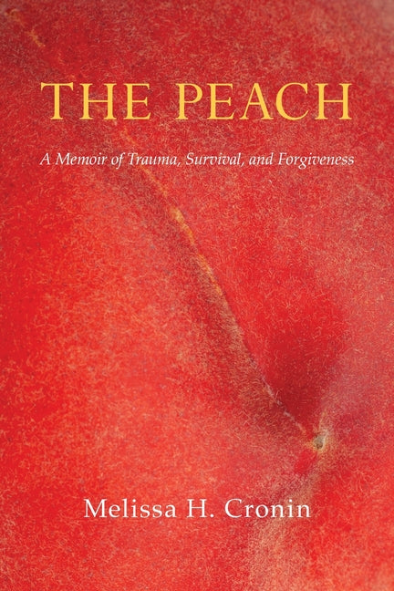 Paperback of The Peach by Mnemosyne Books, showing the book cover with vibrant peach illustration and title text.