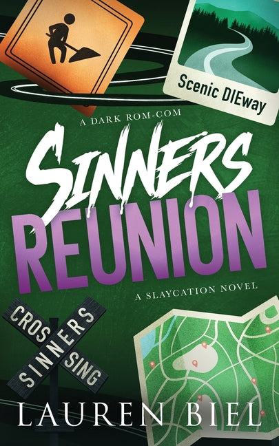 Paperback of Sinners Reunion Deluxe Edition: A Dark Rom-Com by Lauren Biel, featuring the book cover with dark and romantic artwork.