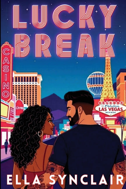 Paperback book titled Lucky Break by Pen and Leaf Press LLC, featuring a colorful cover with abstract artwork.