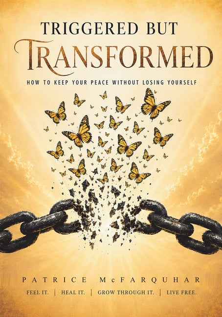 Paperback book titled "Triggered But Transformed" by Jacinth Media Productions, showing the front cover.