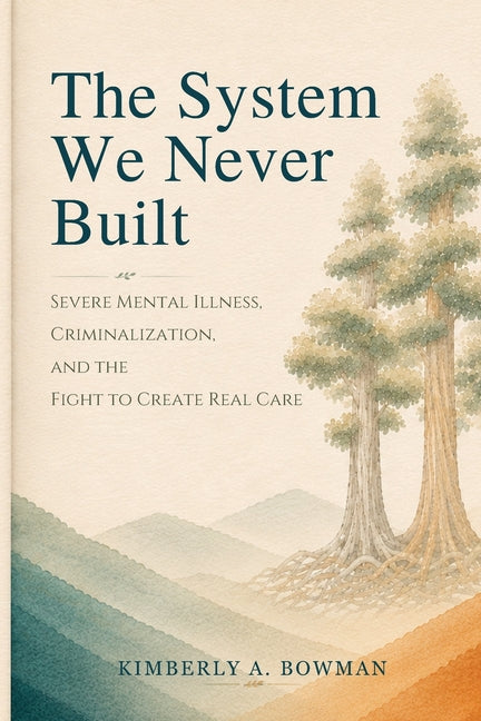 Paperback of "The System We Never Built" by KI Productions, featuring a cover with abstract design and title text.