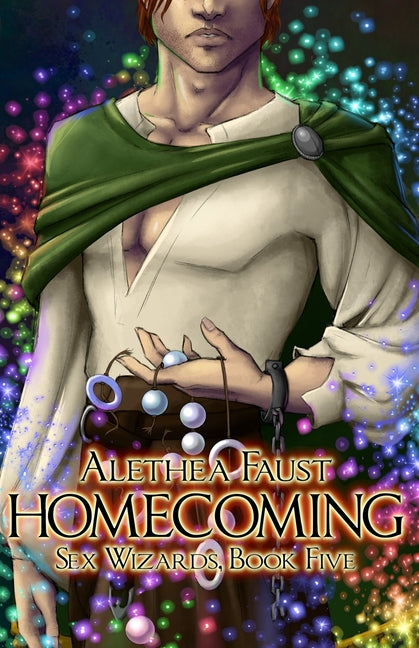 Paperback of "Homecoming: Sex Wizards, Book 5" by Alethea Faust LLC, showing the book cover with fantasy artwork.