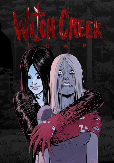 Paperback of Witch Creek Road Volume 1 by Rocketship Entertainment, featuring cover art of a mysterious, wooded landscape.