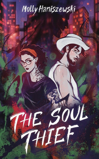 Paperback of The Soul Thief novel by Dragon Bone Publishing, featuring the book cover with artwork and title.