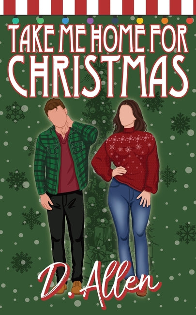 Paperback book titled "Take Me Home for Christmas" by Dn Publishing, featuring a festive holiday cover design.
