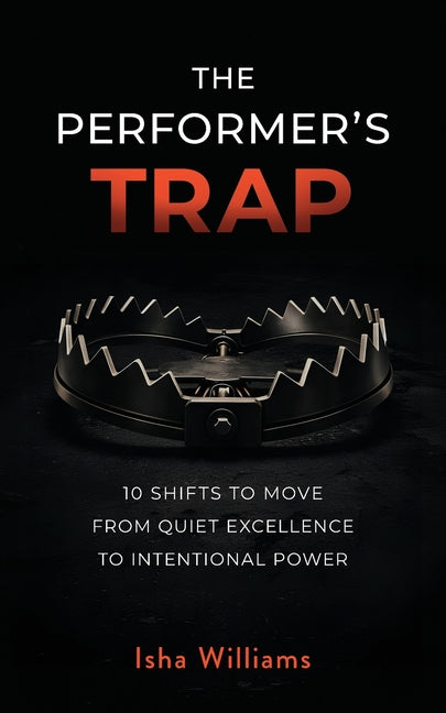 Paperback book titled "The Performer's Trap" by Mynd Matters Publishing, featuring a clean cover design and title text.