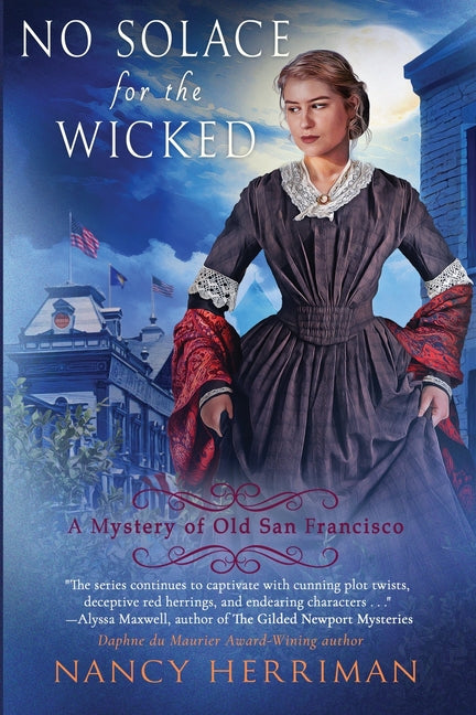 Paperback of "No Solace for the Wicked" by Beyond the Page Publishing, showing the book cover with title and author details.