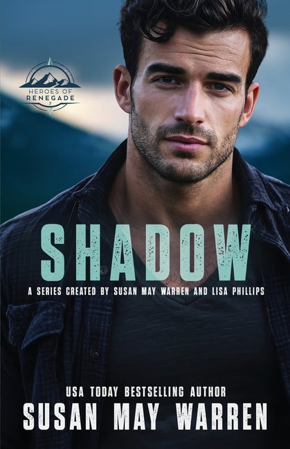 Paperback book titled "Shadow" by Sunrise Publishing with a dark, mysterious cover design.