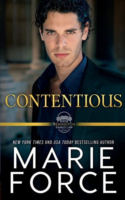 Paperback of "Contentious," a Remington Family Law Novel by HTJB, Inc., showing the book cover with title and author details.