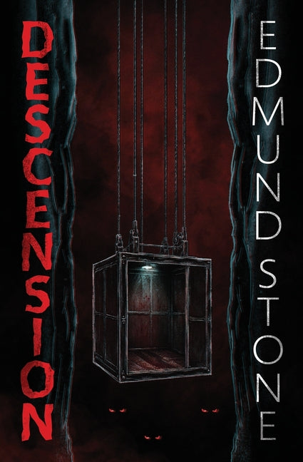 Paperback book titled "Descension" by Crystal Lake Publishing, showing the cover with dark, mysterious artwork.