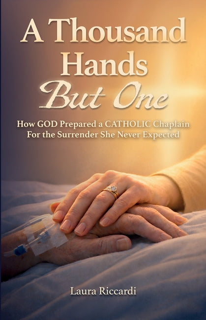 Paperback book titled "A Thousand Hands But One" by A.J. Neal Publishing, featuring a spiritual theme on the cover.