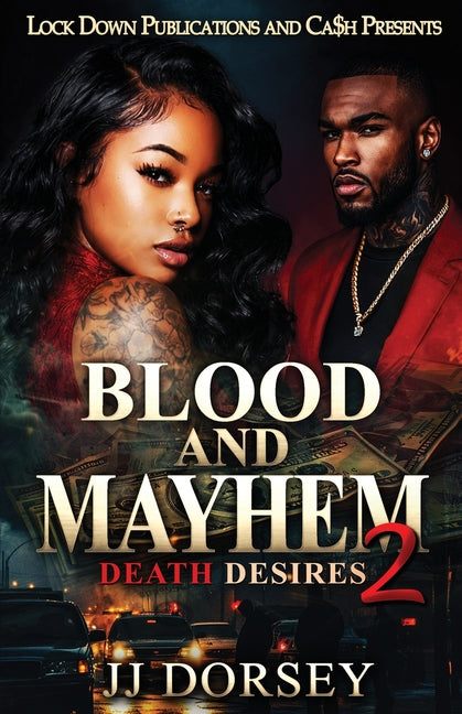 Paperback of Blood and Mayhem 2 by Lock Down Publications, featuring the book cover with dark, intense artwork.