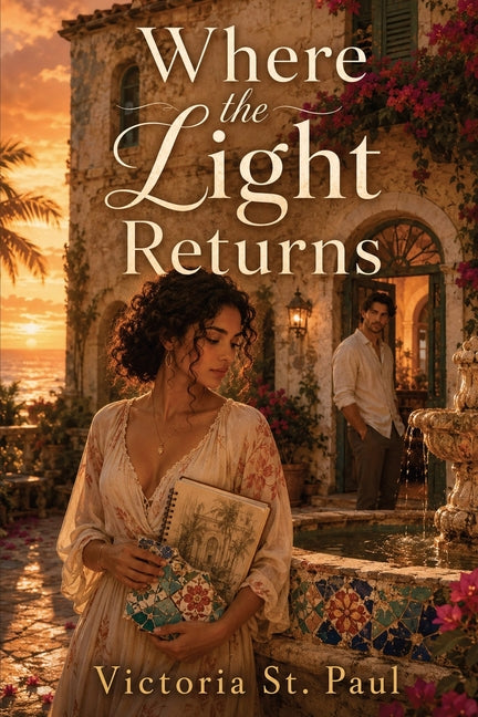 Paperback copy of "Where the Light Returns" by Willow River Press, showing the front cover with artistic design.