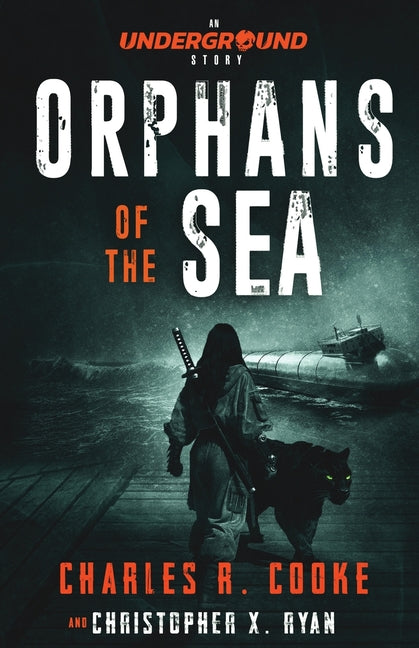 Paperback of Orphans of the Sea by Driller Press, featuring a cover with marine-themed artwork and title text.