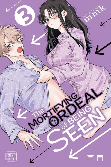 Paperback of The Mortifying Ordeal of Being Seen, Vol. 3 by Viz Media, showing the book cover with colorful artwork.
