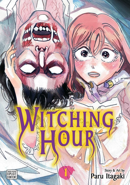 Paperback of Witching Hour Vol. 1 manga by Viz Media featuring dark, mysterious cover art and Japanese manga style characters.