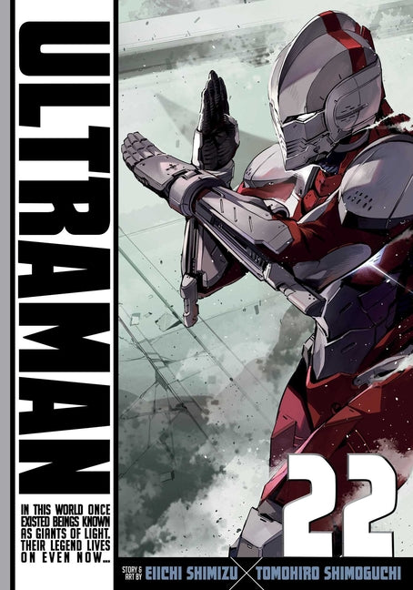 Paperback of Ultraman, Vol. 22 comic book by Viz Media featuring Ultraman character on the cover.