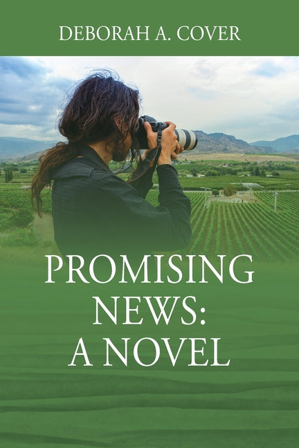Paperback book titled "Promising News" by Outskirts Press, featuring a cover with a modern design and bold typography.