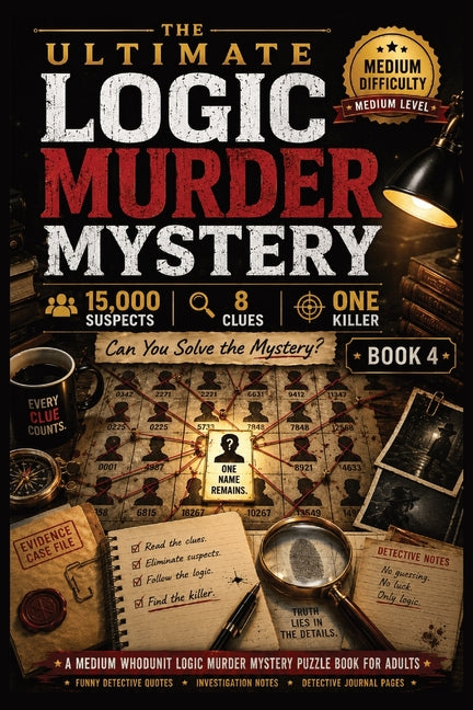 Paperback of The Ultimate Logic Murder Mystery by Infinityou showing the cover with mystery and detective elements.