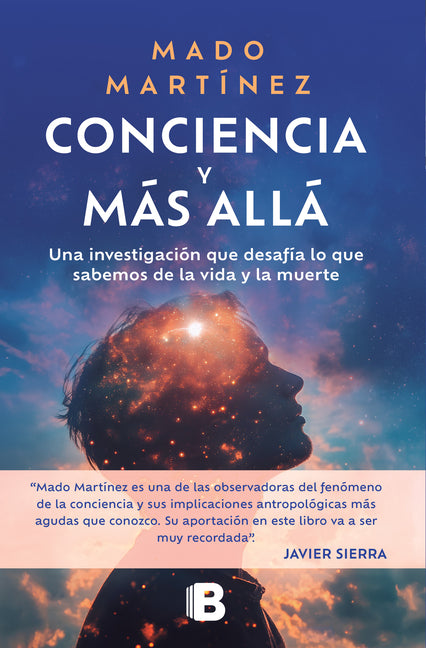 Paperback book titled "Conciencia Y Más Allá" by Ediciones B, featuring a cover with abstract artwork and the title text.