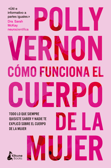 Paperback book titled "Cómo Funciona El Cuerpo de la Mujer" by Kitsune Books, featuring an illustrated cover on a white background.