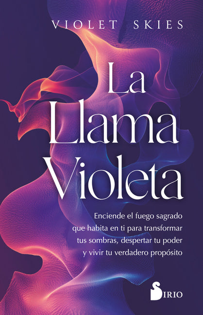 Violet llama paperback book by La, published by Editorial Sirio, featuring a colorful llama illustration on the cover.
