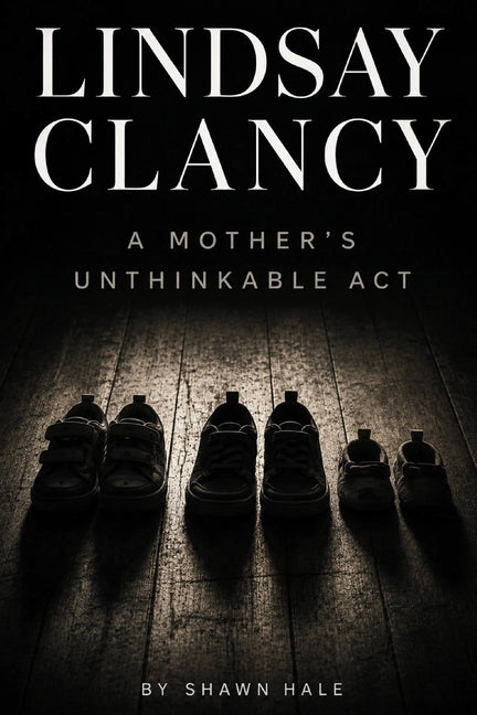 Paperback book titled "Lindsay Clancy: A Mother's Unthinkable Act," with cover featuring a somber design and title text.