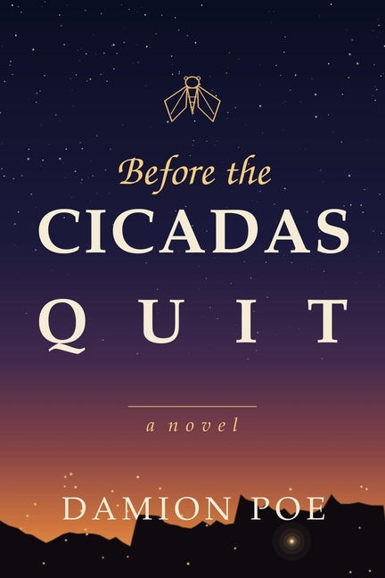 Paperback book titled "Before The Cicadas Quit" by Independently Published, featuring a cover with nature-inspired artwork.