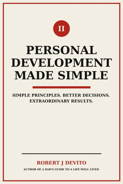 Paperback book titled "Personal Development Made Simple" by Independently Published, showing the front cover with title and design.