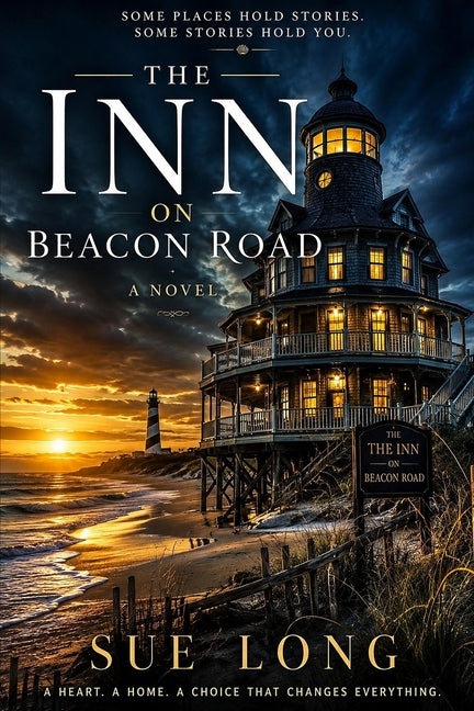 Paperback novel titled The Inn on Beacon Road: A Planet Rodanthe Novel, independently published, shown with cover visible.