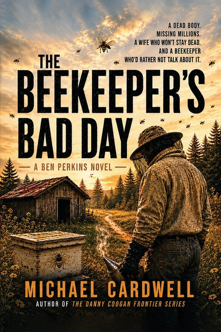 Paperback copy of "The Beekeeper's Bad Day" by Ben Perkin's, published independently, showing the book cover with title and author.