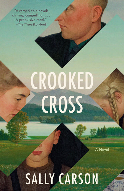 Vintage Crooked Cross paperback book cover with dark, abstract artwork and bold title text on the front.