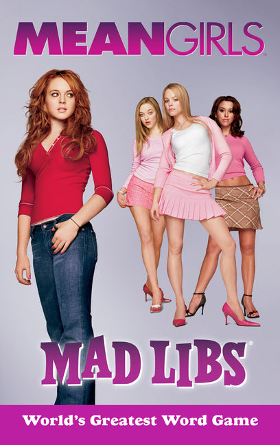 Paperback Mean Girls Mad Libs game by Mad Libs featuring colorful cover and playful design for fun word-filled activity.