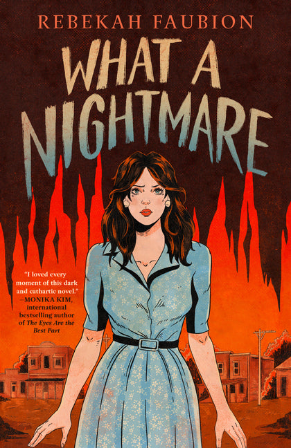 Paperback copy of "What a Nightmare" by Berkley Books, featuring the book cover with title and author details visible.