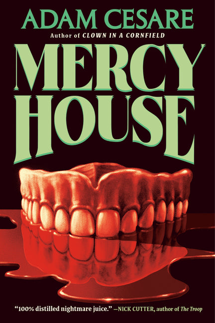 Paperback book titled Mercy House by Del Rey Books, featuring a cover with artistic design and title text.